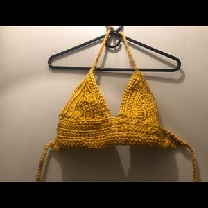 Crochet halter top